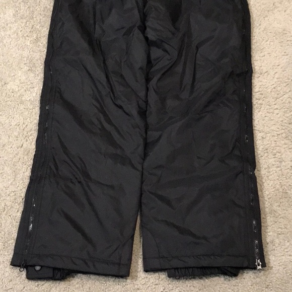 NWT SPLITRAIL black nylon ski snow pants - XL - Picture 6 of 9